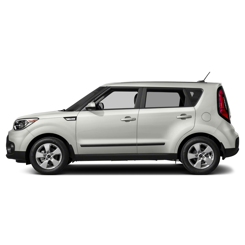 Body Side Moldings : Kia Soul Black Side Molding 2014