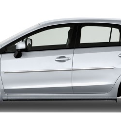  Subaru Impreza 4 Door / 5 Door Hatchback Chrome Body Molding 2012 - 2016 / CBM-300-10113839