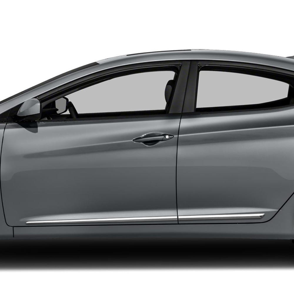 Hyundai Elantra Sedan Chrome Body Side Molding 2011 - 2016 ...