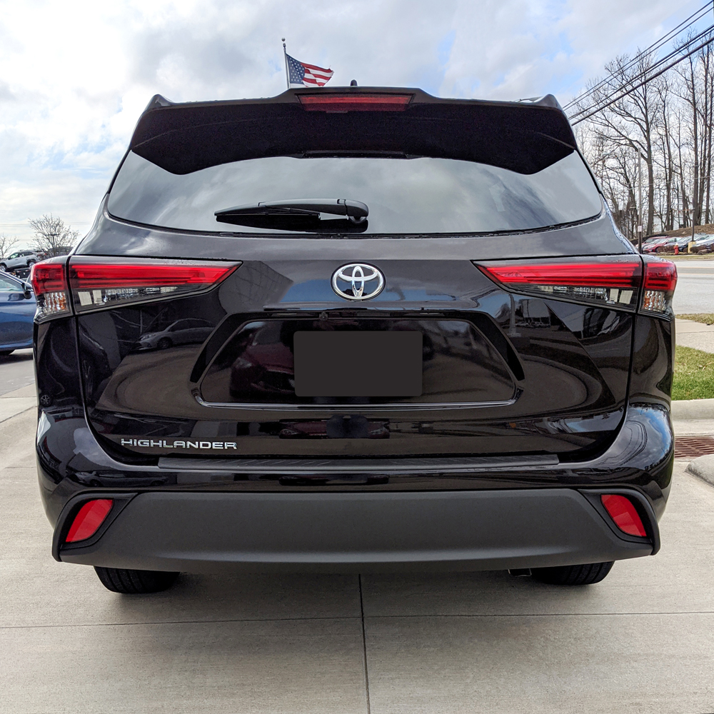 2019 Toyota Highlander Rear Bumper Cover