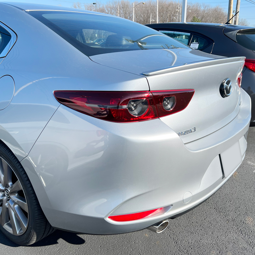 Mazda 3 Sedan Custom Style Flush Mount Rear Deck Spoiler ...