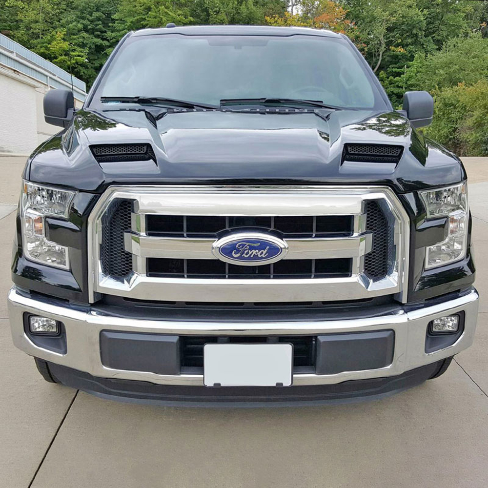 Hoods : Ford F-150 Painted Functional Ram Air Hood 2015 ...